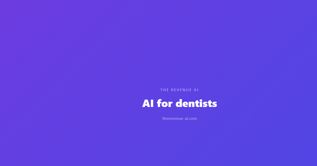 AI for dentists