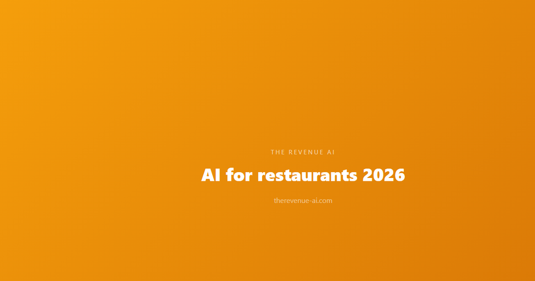 AI for restaurants 2026