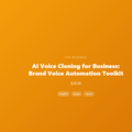 AI Voice Cloning for Business: Brand Voice Automation Toolkit