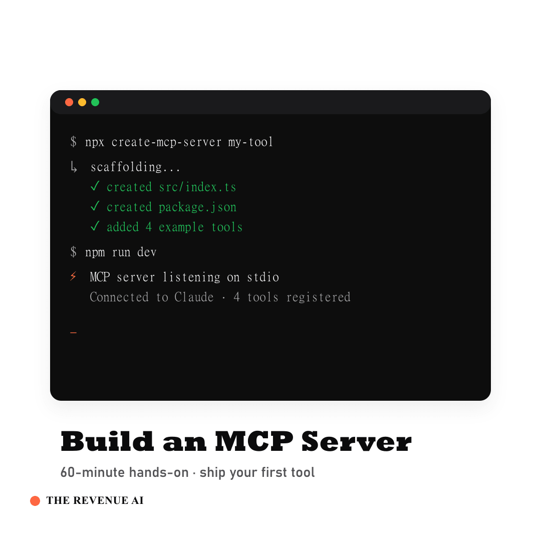 Course: Build Your First MCP Server in 60 Minutes — The Revenue AI