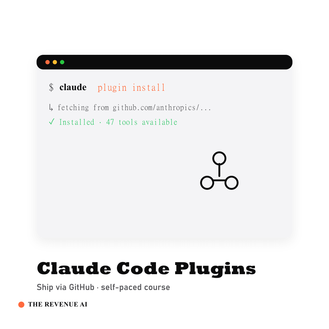 Free Course: Claude Code Plugins via GitHub (Self-Paced) — The Revenue AI