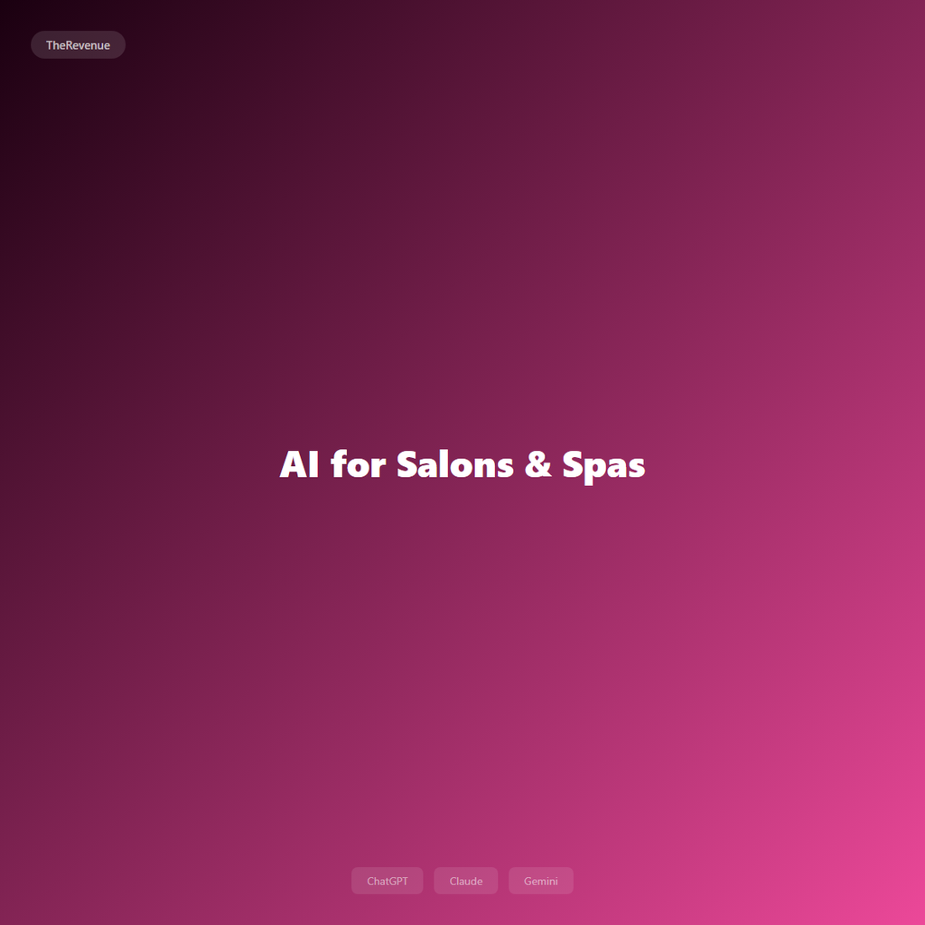 AI for Salons & Spas