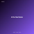 AI for Real Estate