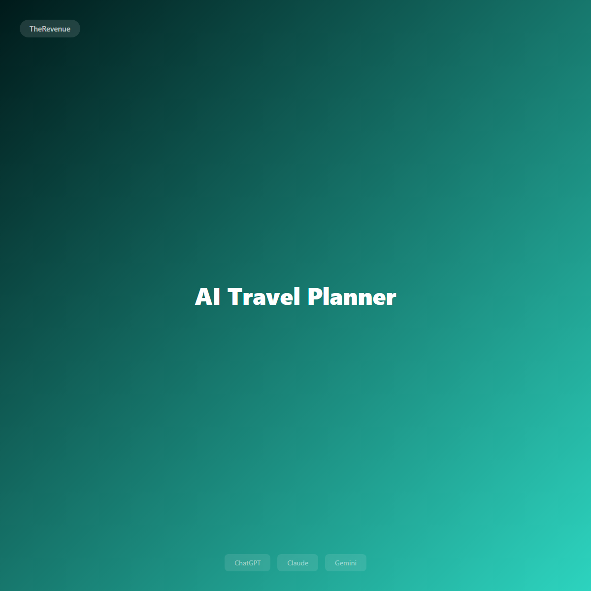 AI Travel Planner