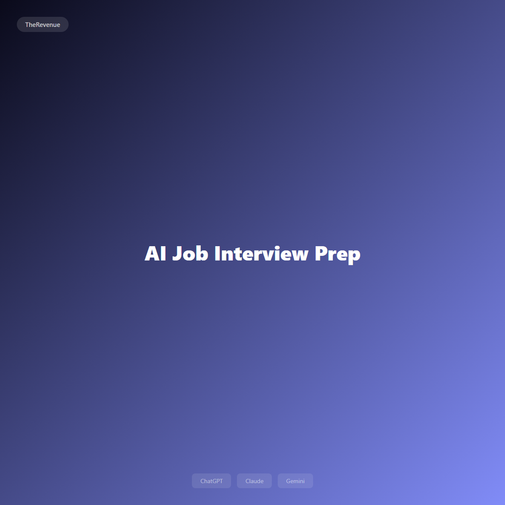 AI Job Interview Prep