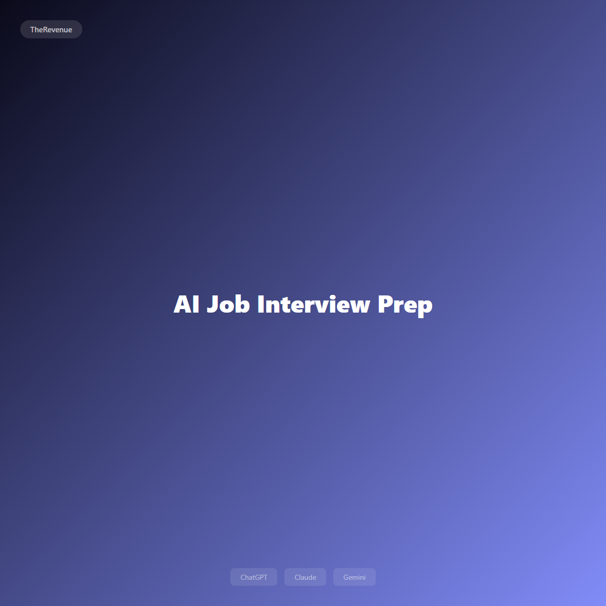 AI Job Interview Prep